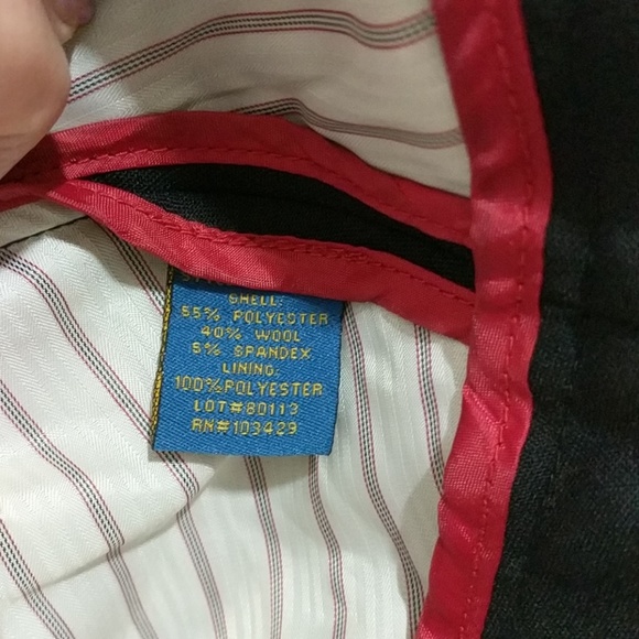 MILLARD FILLMORE Wool Blend Retro Pin-up Style Peplum Jacket Blazer Black Small - Picture 4 of 5